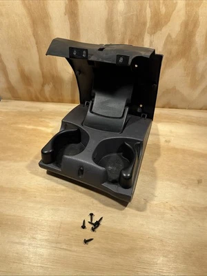 98-01 Dodge Ram 1500 2500 3500 Portavasos Doble Camión Portavasos Gris OEM Foto 1 de 4