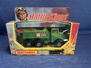 Matchbox Battle Kings K-110 Recovery Vehicle Press-A-Matic 1975 UNPUNCHED NIB - Picture 1 of 6