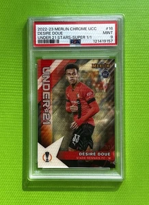 Desire Doue Superfractor 1/1  Rookie RC  Topps Merlin Chrome UCC  2022-2023  PSG - Foto 1 di 3