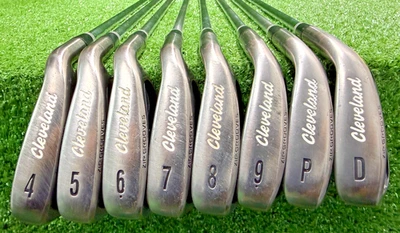 Cleveland CG7 Zip Grooves Iron Set 4-PW+DW / Regular Steel NEW GRIPS VGC /sa6626 - Image 1 of 4