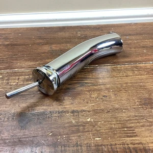 Chrome Bathroom Basin Mixer Single Lever Brass Faucet Without Glass Disc - Picture 1 of 8
