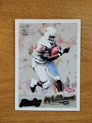 RICKY WILLIAMS 1999 PACIFIC PARAMOUNT ROOKIE FOOTBALL CARD-#154-SAINTS 🏈🔥🏈🔥 - Image 1 of 2