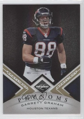 2010 Panini Limited Phenoms Spotlight Gold /25 Garrett Graham #171 Rookie RC - Image 1 of 2