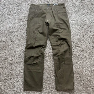 Kuhl Rydr Work Outdoor Pants Vintage Patina Dye Brown Men’s Size 33x32 Hiking - Picture 1 of 11