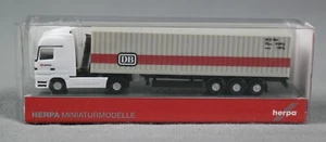 HERPA 066853 N,1:160 MB Actros Container-Sattelzug "Deutsche Bahn" (Spur N) - Picture 1 of 5