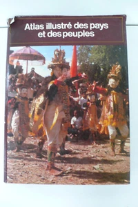 ATLAS ILLUSTRÉ DES PAYS ET DES PEUPLES  ED CHRISTOPHE COLOMB   30X22cm BON ÉTAT - Imagen 1 de 8