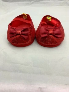 Build A Bear Clothes Red Shoes With Sequins - Picture 1 of 2