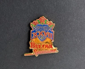 Spilla da bavero Bulova Super Bowl XXVII 1993 vintage - Foto 1 di 3
