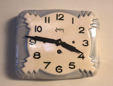 Vintage French Japy Freres Ceramic Kitchen Clock Cover