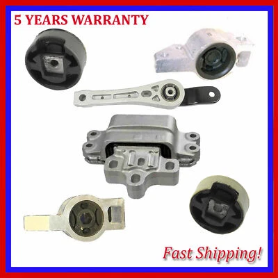 Para Audi A3 Volkswagen GTI Jetta Motor 2.0L @ Juego de montaje de transmisión 6 piezas Foto 1 de 4