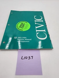 2001 2002 2003 2004 Honda Civic GX Factory Service Manual Supplement OEM - Picture 1 of 7