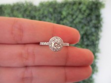 .96 Carat Diamond White Gold Engagement Ring 14k ER162 sep *