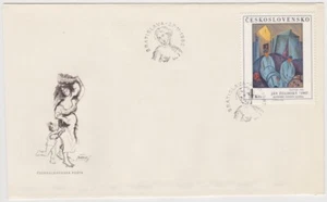 Czechoslovakia FDC 1982, Performers, by Jan Želibský, good - Picture 1 of 1