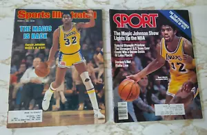 Sport Magazines 1980 & 1981 Magic Johnson LA Lakers, Gretzky, USA Hockey Team - Picture 1 of 8