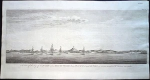 Antique map, Seale / Anson, The bay of St. Julian ... - Picture 1 of 1