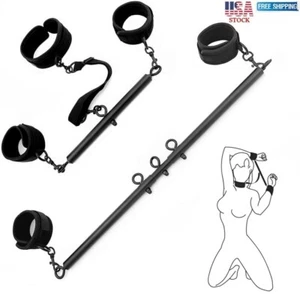 Spreader Bar BDSM Bondage Restraints Handcuffs Ankle Cuffs Sex Toys for Couples - Picture 1 of 8