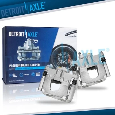 Rear Left Right Side Brake Calipers w/ Brackets Assembly for Jeep Wrangler JK - Image 1 of 4