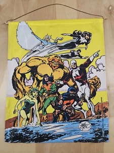 Marvel Banner SCROLL Very Rare 1985 ALPHA FLIGHT NORTHSTAR GUARDIAN MCU - Photo 1/6