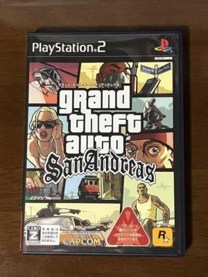 Grand Theft Auto San Andreas  PS2 Playstation 2 Capcom From Japan Tested - Image 1 of 3