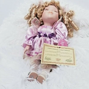 Dan Dee Collector's Choice Animated Porcelain Musical Blonded Pink Doll Kimberly - Picture 1 of 12