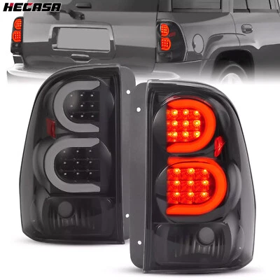 HECASA LED Turn Tail Lights For Chevrolet Trailblazer 2002-2009 #GM2801150 Smoke - Image 1 of 4