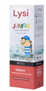 1xOryginalny LYSI ISLANDZKI TRAN WĄTROBOWY dla dzieci smak limonki mango 240ml - Zdjęcie 1 z 5