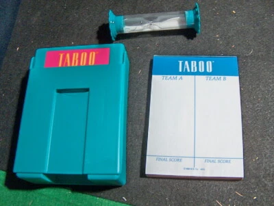 Taboo Board Game Replacement Score Pad, card holder & Timer Parts Only - Image 1 of 2