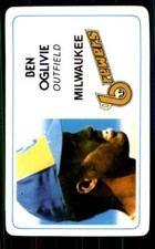 1981 PERMA-GRAPHIC SUPERSTAR CREDIT CARDS (125- PREFIX) #125-030 BEN OGLIVIE