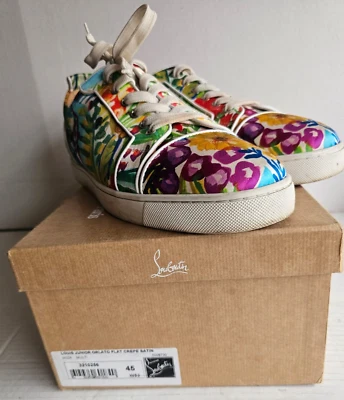 Christian Louboutin Louis Junior Orlato Flat Sneaker Shoes 3210256-M024 US Sz 12 - Image 1 of 4