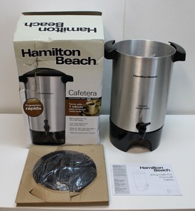 Las mejores ofertas en Máquinas de café Hamilton Beach con tanque de agua |  eBay