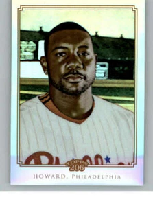 2010 Topps Chrome 206 Chrome Refractors #TC47 Ryan Howard \499 (ref 137924) - Picture 1 of 2