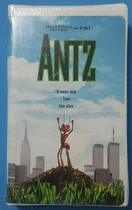Dreamworks Presents Antz VHS Clamshell Brand New Factory Sealed - Picture 1 of 2