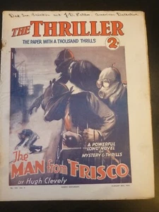 UK Story Paper – THE THRILLER No. 134, August 29, 1931 – J. Allan Dunn - Picture 1 of 6