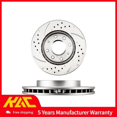 Pair Front Brake Rotors 31109 For Mitsubishi Expo 1992-1993 /Plymouth Colt 1993 - Image 1 of 4