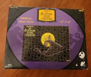 NIGHTMARE BEFORE CHRISTMAS Jack Skellington Spiral Hill1000 JIGSAW PUZZLE Countd - Picture 1 of 3