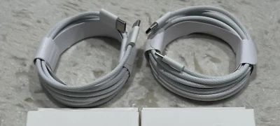 2 x USB-C Data Fast Charger Cable/Cord For Apple iPhone 16 15 Pro XS XR Type C - Image 1 of 4