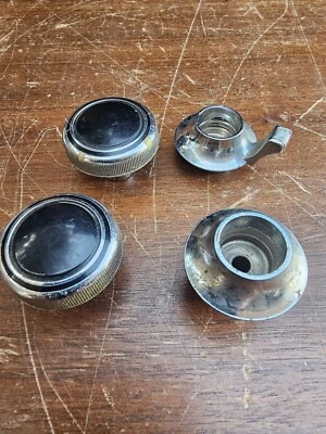 Lote de 4 botões de rádio de plástico cromado Chevrolet Chevelle desconhecido - 3954240  - Imagem 1 de 4