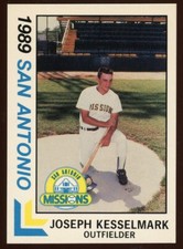 1989 Best Cards San Antonio Missions JOSEPH KESSELMARK RC DODGERS PACE UNIV