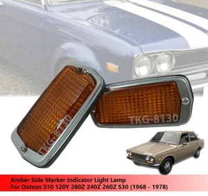 Amber Side Maker Light For Datsun 510 120Y 280Z 240Z 260Z 1968-1978 - Picture 1 of 4