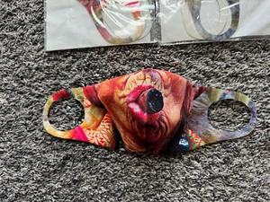 CNS MASK | Funny Face Masks for Adults | 3 Layers Breathable Funny Face Cloth Ma - Picture 1 of 4