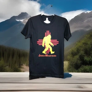 Jemez Mountain Big Foot Short Sleeve XS-3XL Yellow Yeti Red Zia Black Shirt - Picture 1 of 3