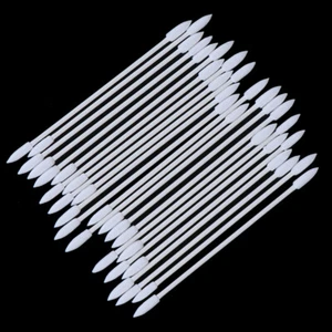 50Pcs Ear Earphone Earbuds Tips Headt Cotton Disposable Stick Cleaning Too I4 - Zdjęcie 1 z 12