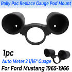 Rally Pac Dual Gauge Pod Mount For 1965 1966 Ford Mustang Auto Meter 2 1/16"