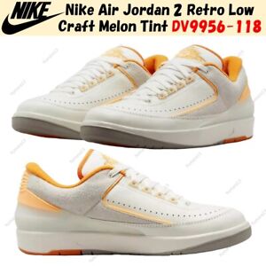 Nike Air Jordan 2 Retro Low Craft Melon Tint DV9956-118 US Men's 4-14