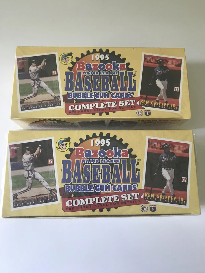 1995 Bazooka Baseball Bubble Gum Cards Complete Set Group of (2) - Sealed - Image 1 of 1