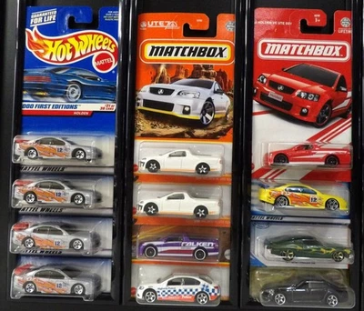 Hot Wheels Holden Commodore Ford Falcon XB Holden VE UTE SSV Matchbox Lot of 12 - Image 1 of 4
