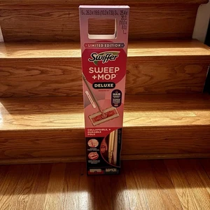 Swiffer Wicked Glinda Pink Sweep & Mop Deluxe 2-in-1 Kit Limited Edition Rare - Picture 1 of 3