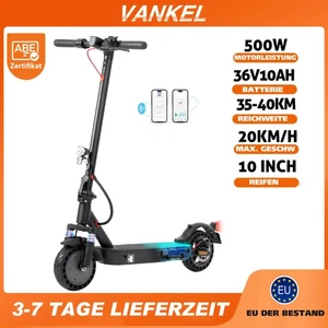 E-Scooter 500W klappbar mit ABE LED Display 10 Zoll Elektroroller 80%neuwertig - Bild 1 von 10