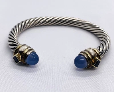 Bracelete David Yurman Renaissance Color Stones 925 585 LEIA - Imagem 1 de 4