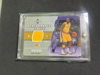 KOBE BRYANT 2005 UPPER DECK PERFORMANCE CLAUSE 81 POINTS JERSEY CARD CO - Image 1 of 3